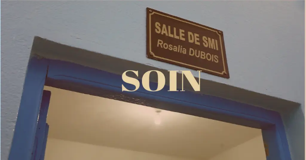 Image dans un carrousel des actions sociales ici qui décrit "Soin"