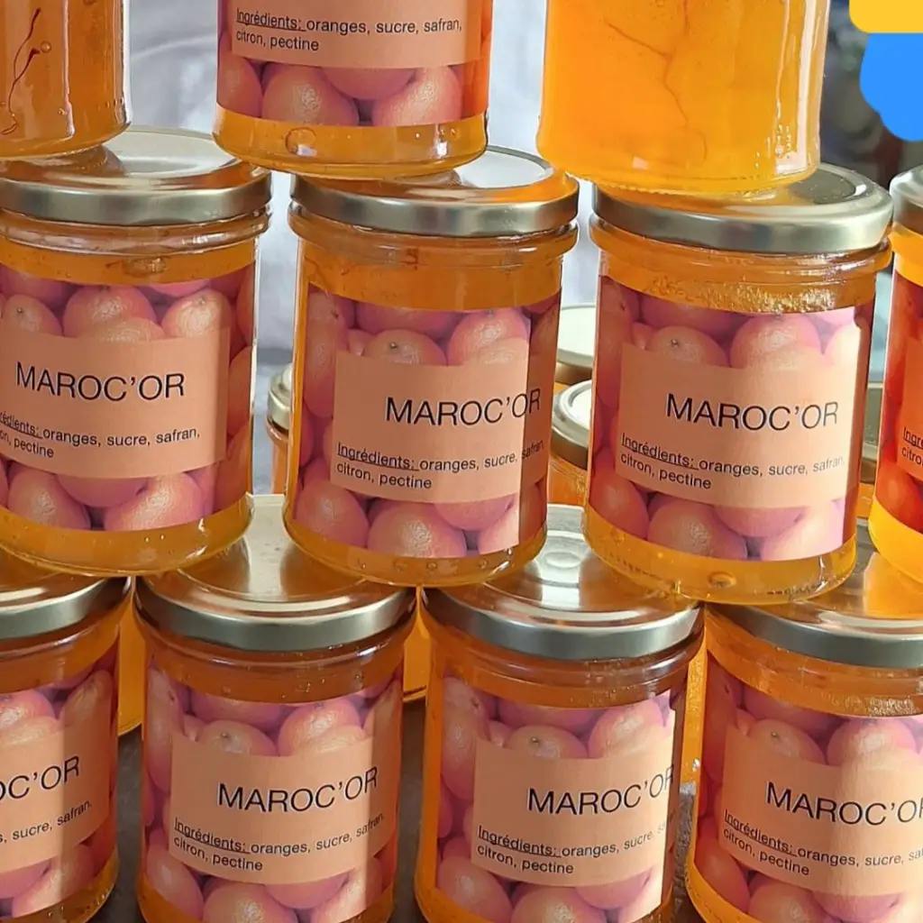 Image de produit confiture oranges La Gazelle Berbère